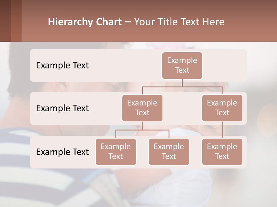 A Man Holding A Baby In His Arms PowerPoint Template