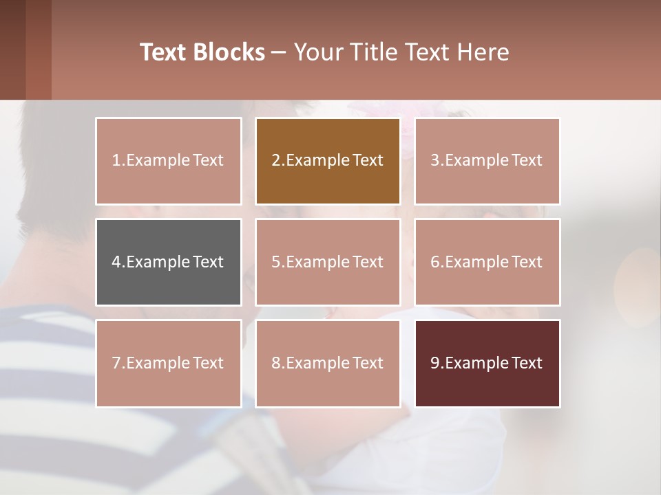 A Man Holding A Baby In His Arms PowerPoint Template