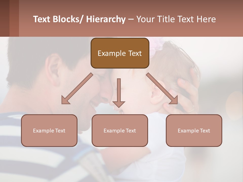 A Man Holding A Baby In His Arms PowerPoint Template