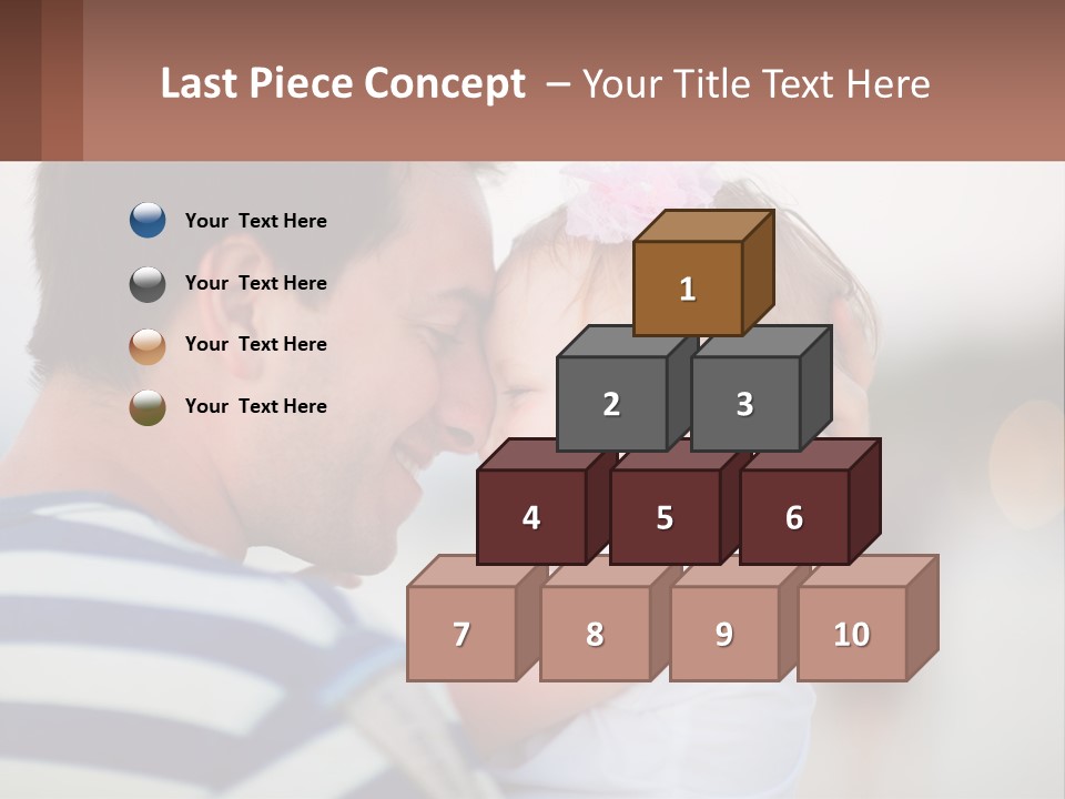 A Man Holding A Baby In His Arms PowerPoint Template