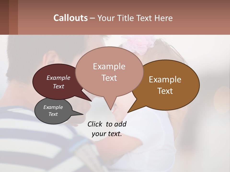 A Man Holding A Baby In His Arms PowerPoint Template