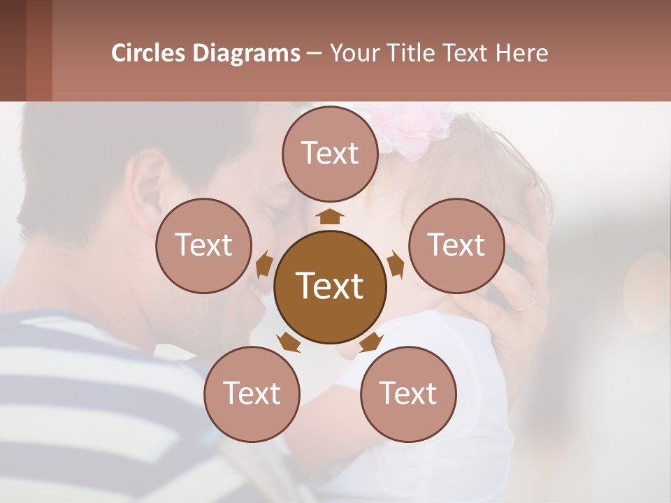 A Man Holding A Baby In His Arms PowerPoint Template