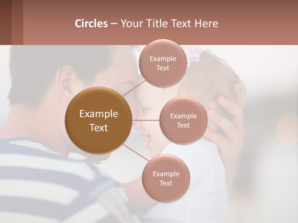 A Man Holding A Baby In His Arms PowerPoint Template