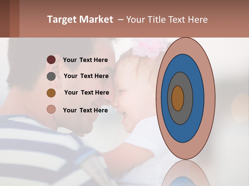 A Man Holding A Baby In His Arms PowerPoint Template