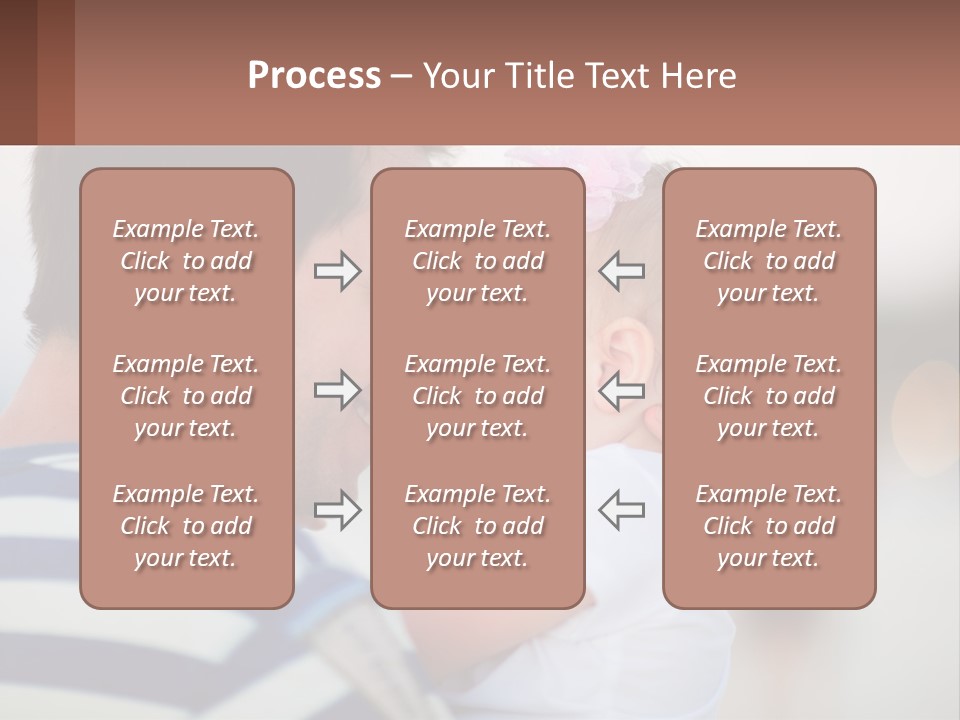 A Man Holding A Baby In His Arms PowerPoint Template