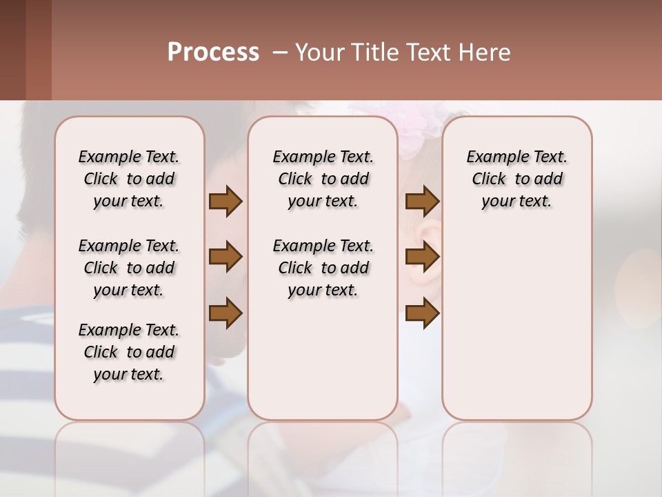A Man Holding A Baby In His Arms PowerPoint Template