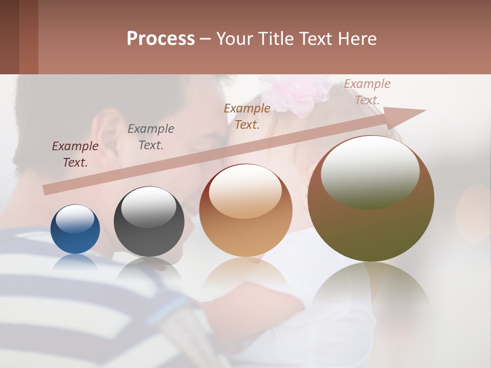 A Man Holding A Baby In His Arms PowerPoint Template