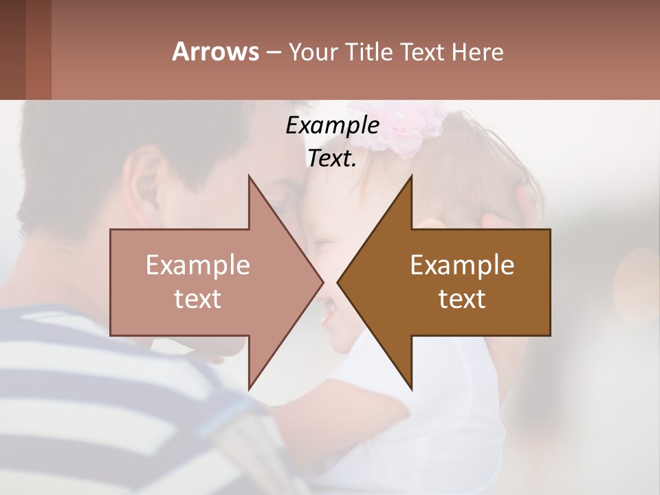 A Man Holding A Baby In His Arms PowerPoint Template