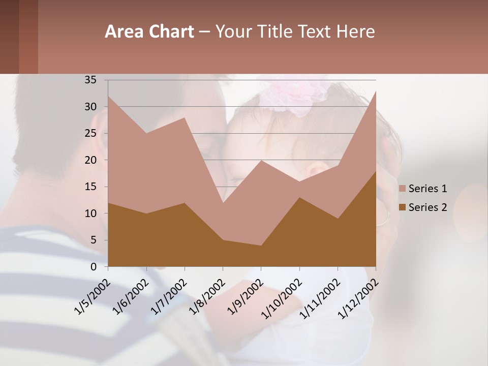 A Man Holding A Baby In His Arms PowerPoint Template
