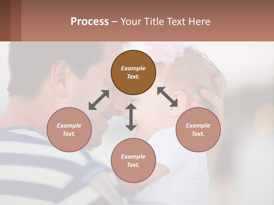 A Man Holding A Baby In His Arms PowerPoint Template