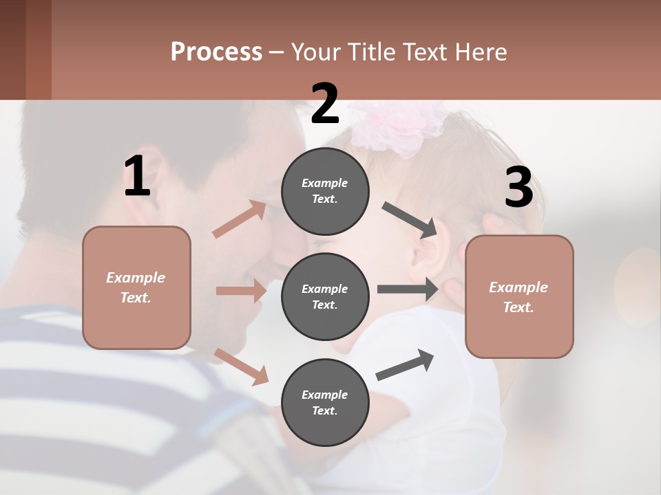 A Man Holding A Baby In His Arms PowerPoint Template