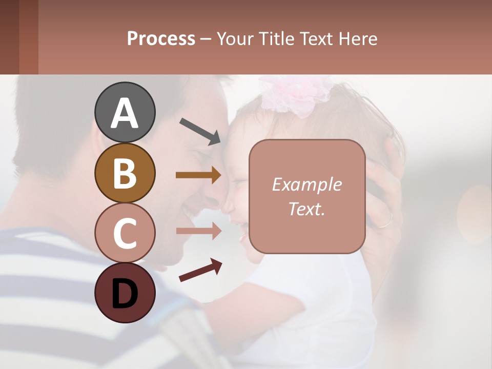 A Man Holding A Baby In His Arms PowerPoint Template