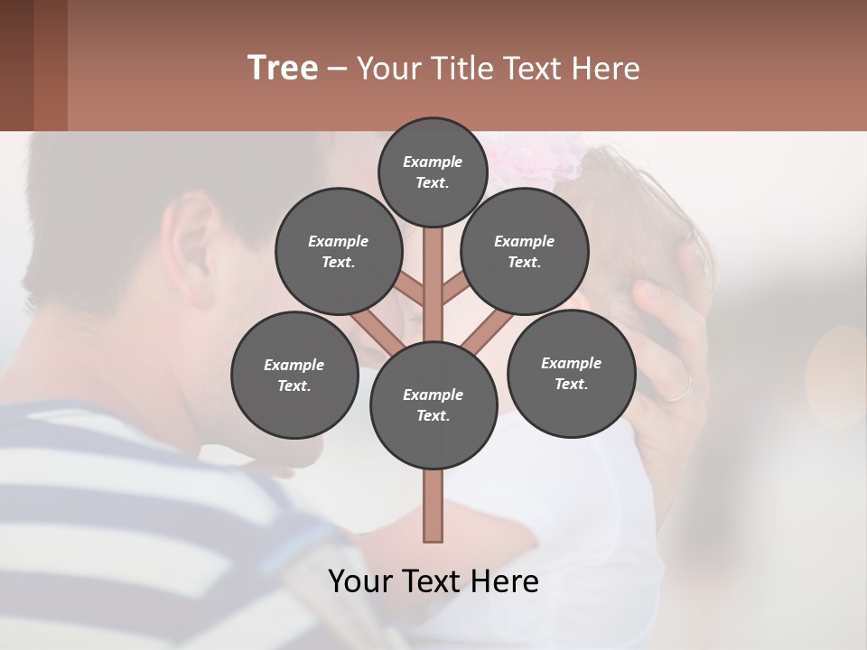 A Man Holding A Baby In His Arms PowerPoint Template