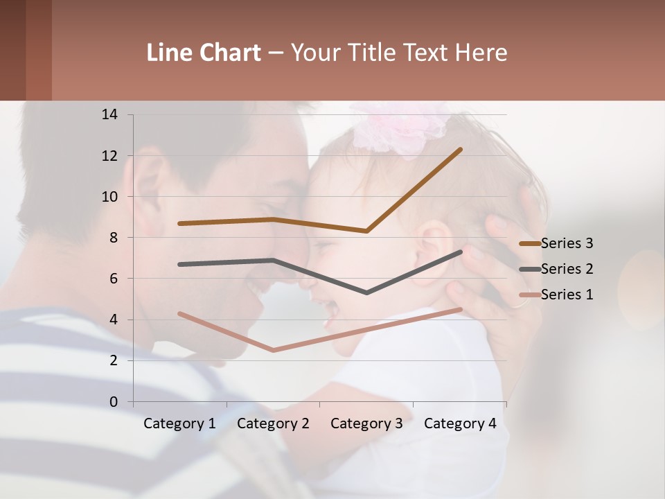 A Man Holding A Baby In His Arms PowerPoint Template