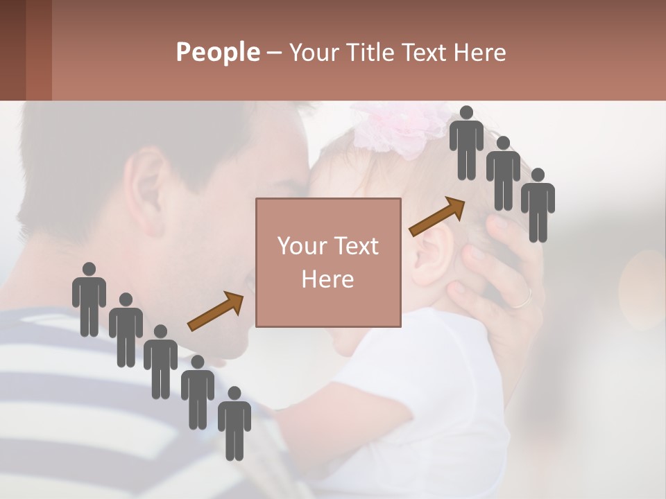 A Man Holding A Baby In His Arms PowerPoint Template