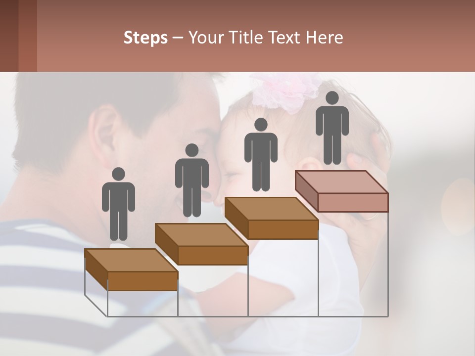 A Man Holding A Baby In His Arms PowerPoint Template