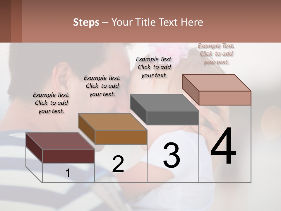 A Man Holding A Baby In His Arms PowerPoint Template
