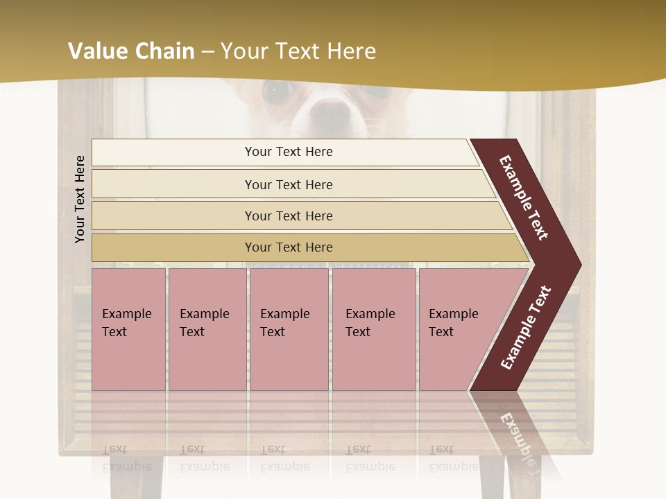 A Small Dog Sitting On Top Of An Old Tv PowerPoint Template