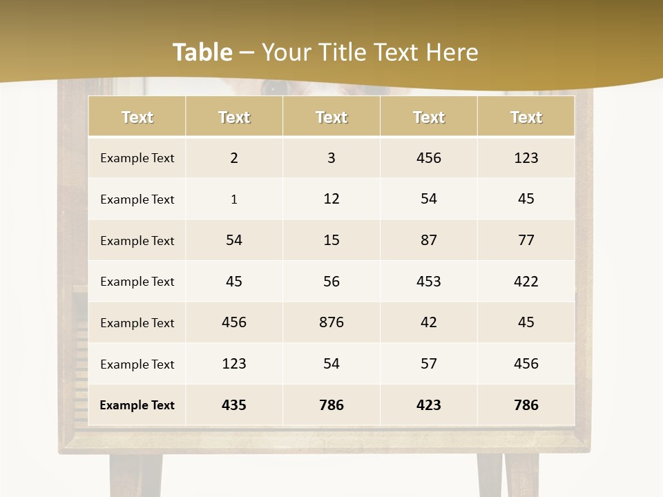 A Small Dog Sitting On Top Of An Old Tv PowerPoint Template