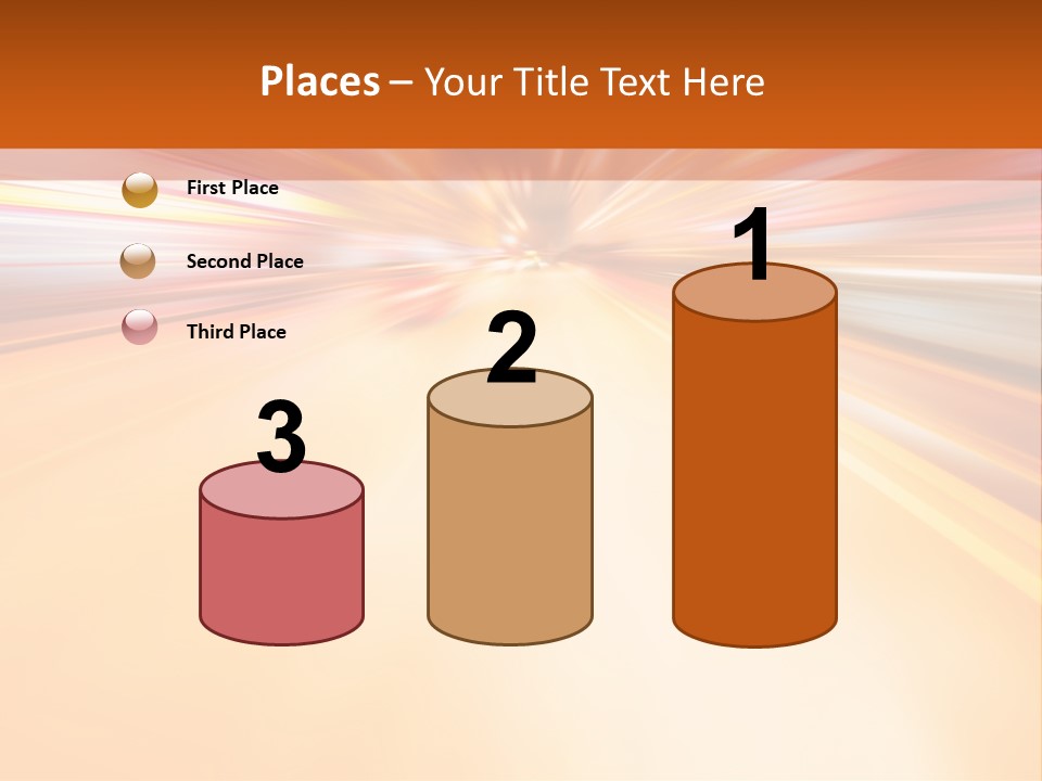 A Blurry Image Of A City Street At Night PowerPoint Template