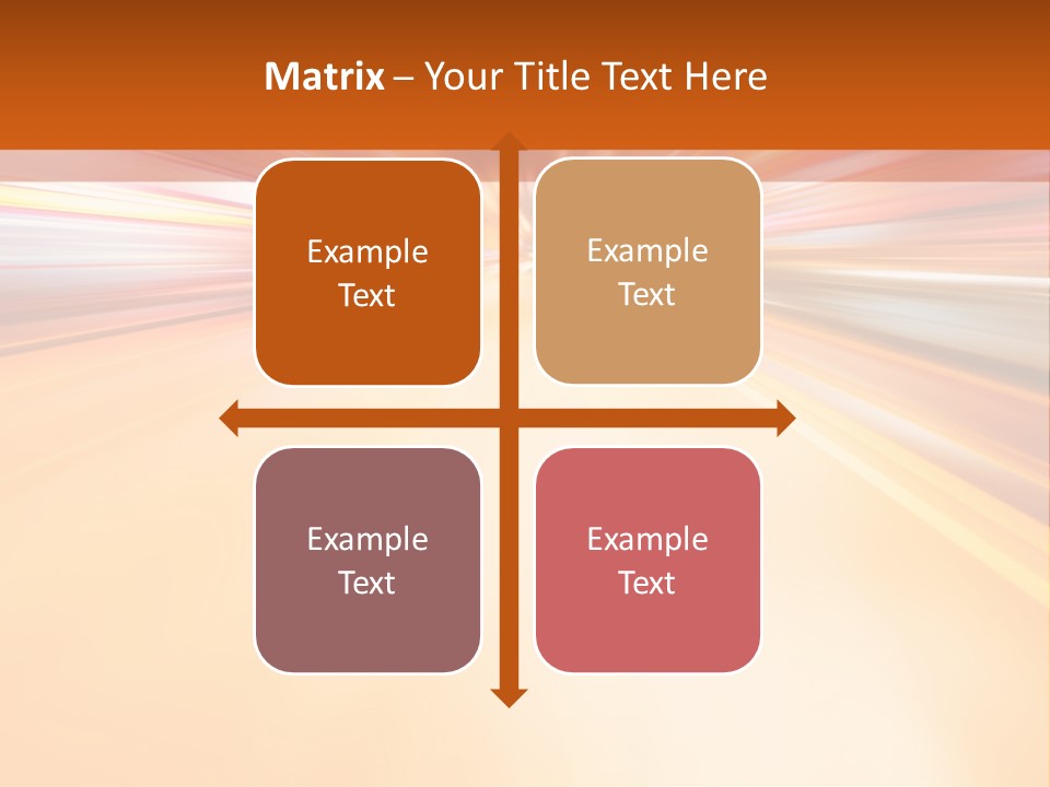 A Blurry Image Of A City Street At Night PowerPoint Template