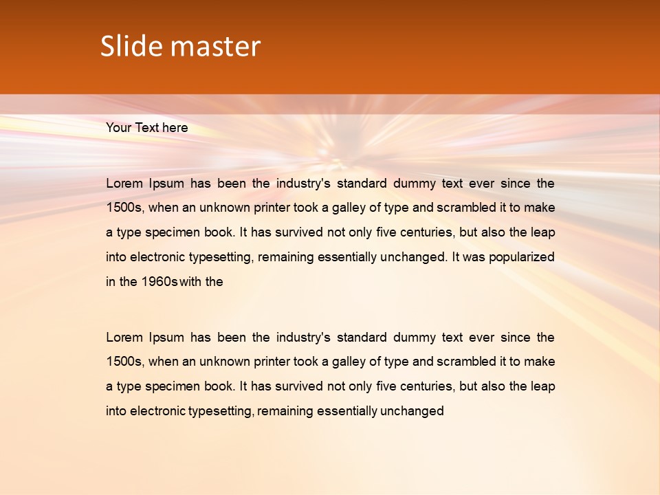 A Blurry Image Of A City Street At Night PowerPoint Template