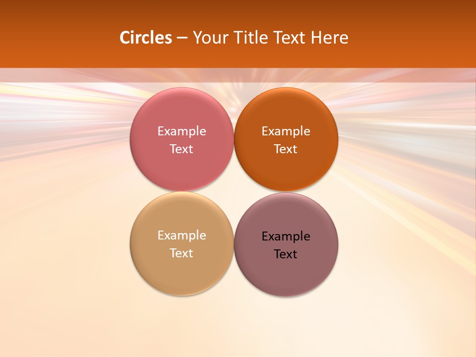 A Blurry Image Of A City Street At Night PowerPoint Template