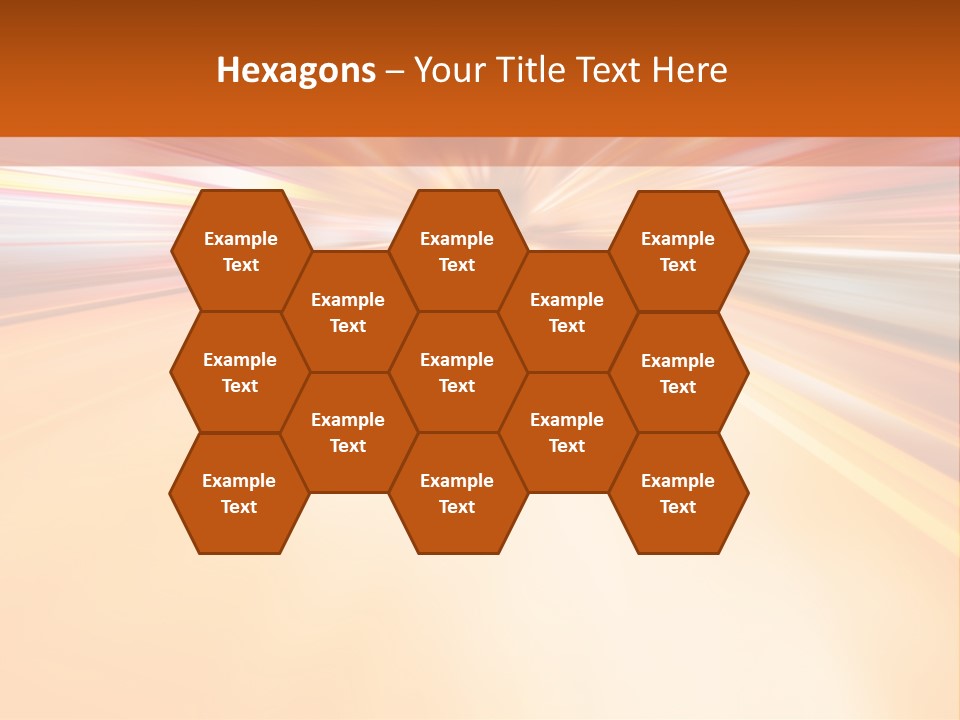 A Blurry Image Of A City Street At Night PowerPoint Template