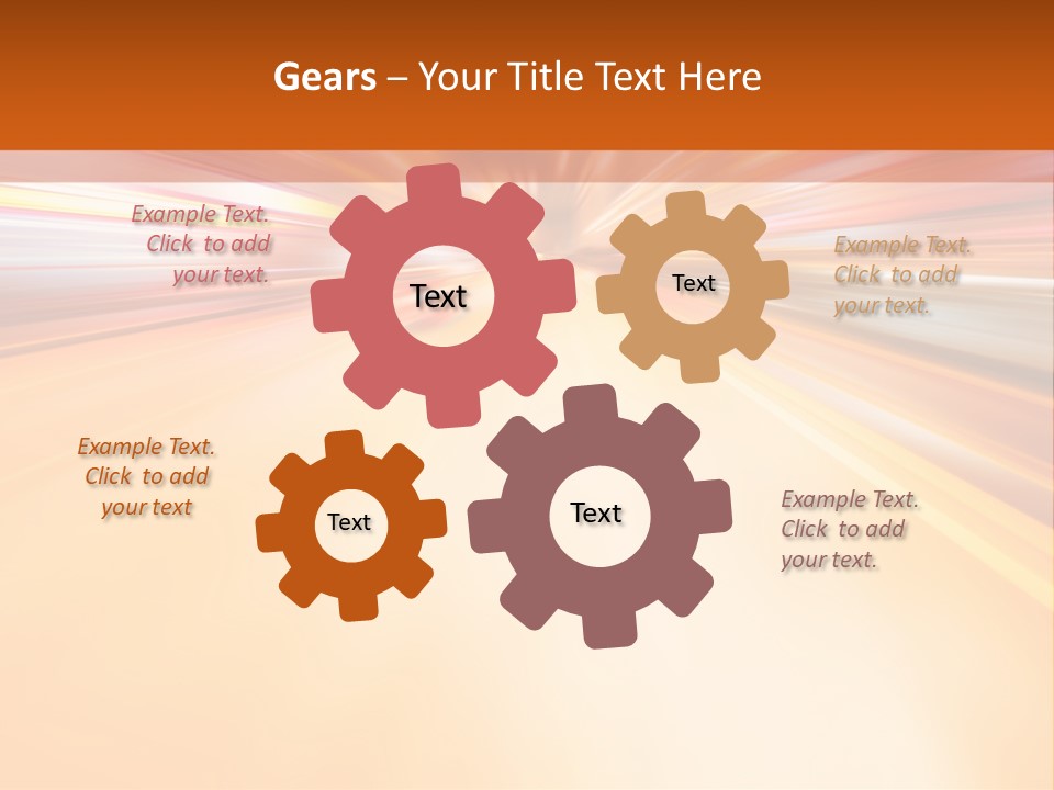 A Blurry Image Of A City Street At Night PowerPoint Template