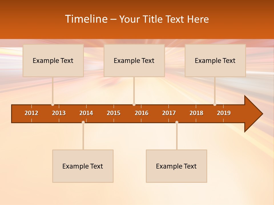 A Blurry Image Of A City Street At Night PowerPoint Template