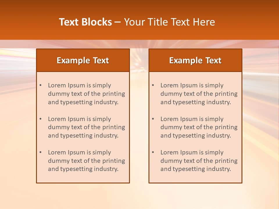 A Blurry Image Of A City Street At Night PowerPoint Template