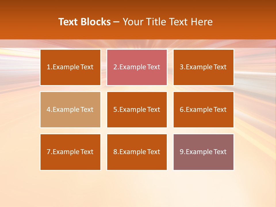A Blurry Image Of A City Street At Night PowerPoint Template