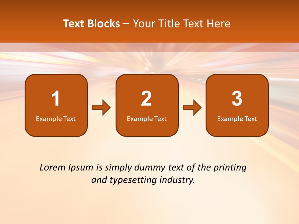 A Blurry Image Of A City Street At Night PowerPoint Template