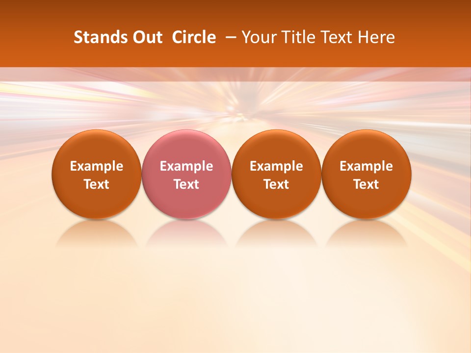 A Blurry Image Of A City Street At Night PowerPoint Template