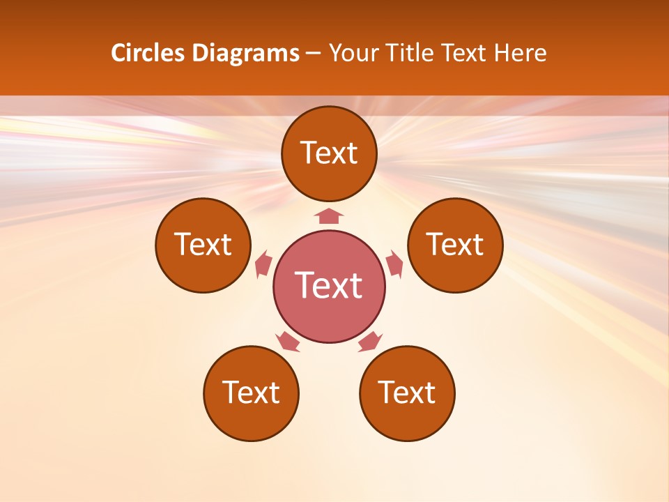 A Blurry Image Of A City Street At Night PowerPoint Template