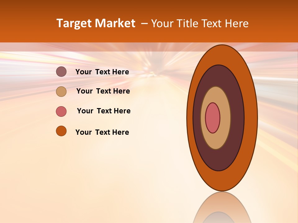 A Blurry Image Of A City Street At Night PowerPoint Template