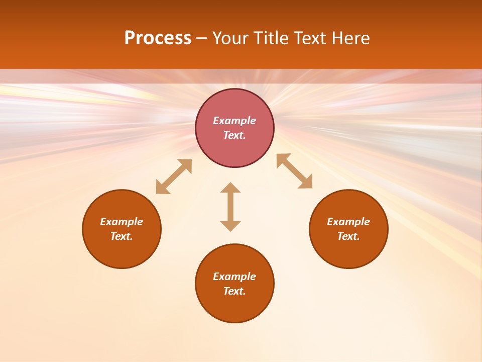 A Blurry Image Of A City Street At Night PowerPoint Template