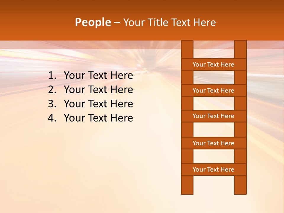 A Blurry Image Of A City Street At Night PowerPoint Template