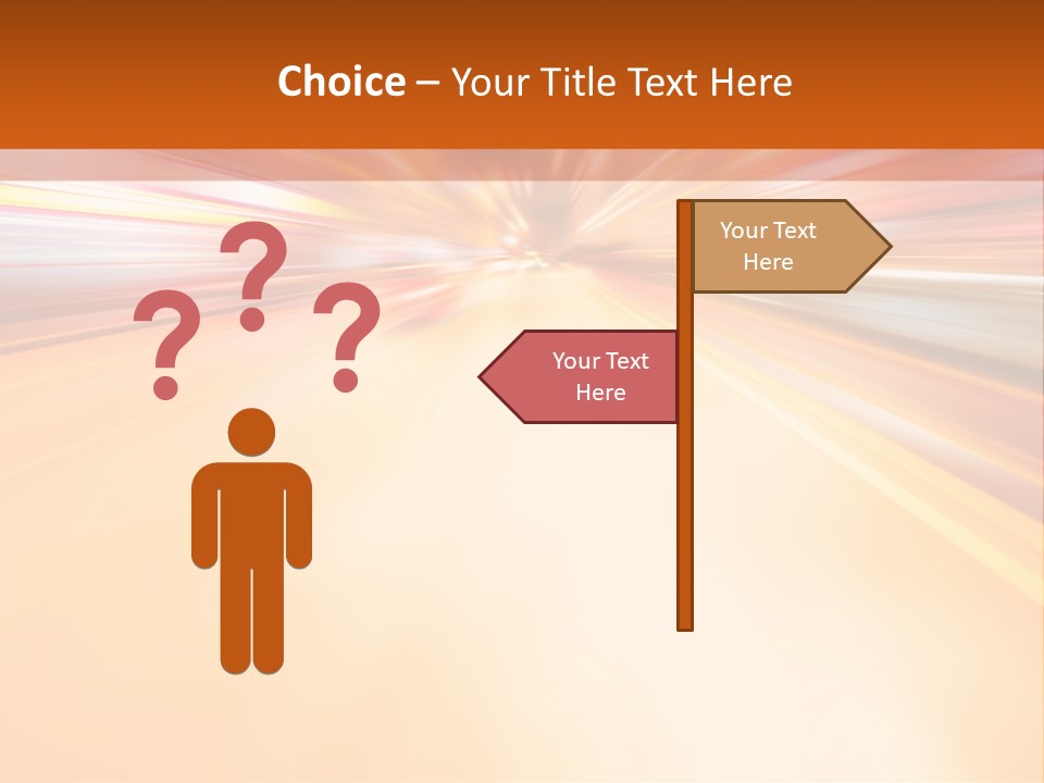 A Blurry Image Of A City Street At Night PowerPoint Template