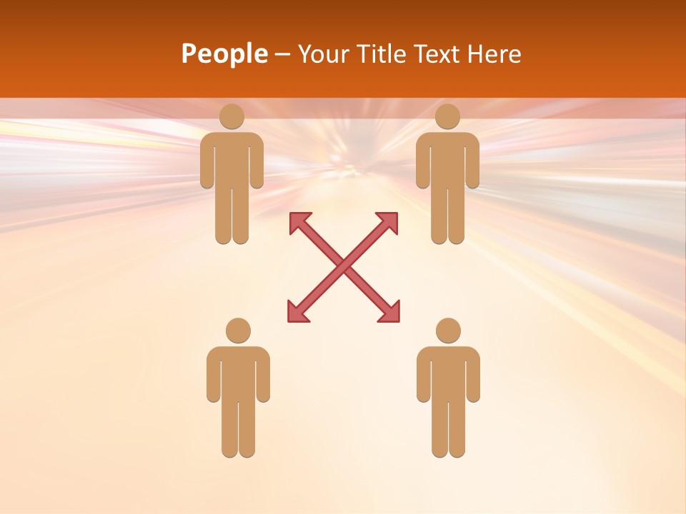 A Blurry Image Of A City Street At Night PowerPoint Template