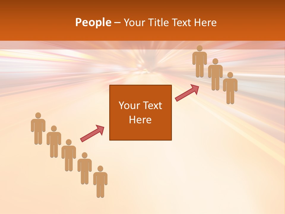 A Blurry Image Of A City Street At Night PowerPoint Template