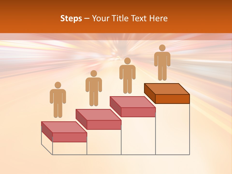 A Blurry Image Of A City Street At Night PowerPoint Template