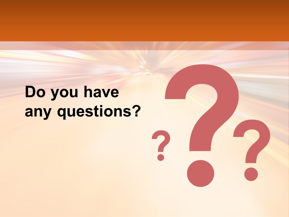 A Blurry Image Of A City Street At Night PowerPoint Template