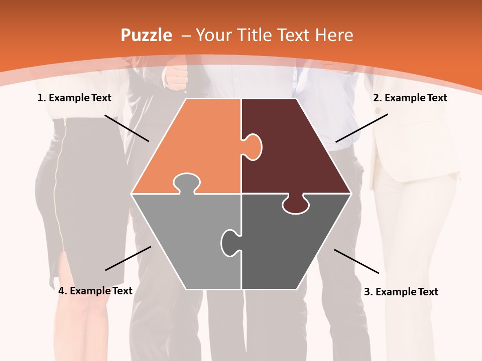 A Group Of Business People Giving Thumbs Up PowerPoint Template
