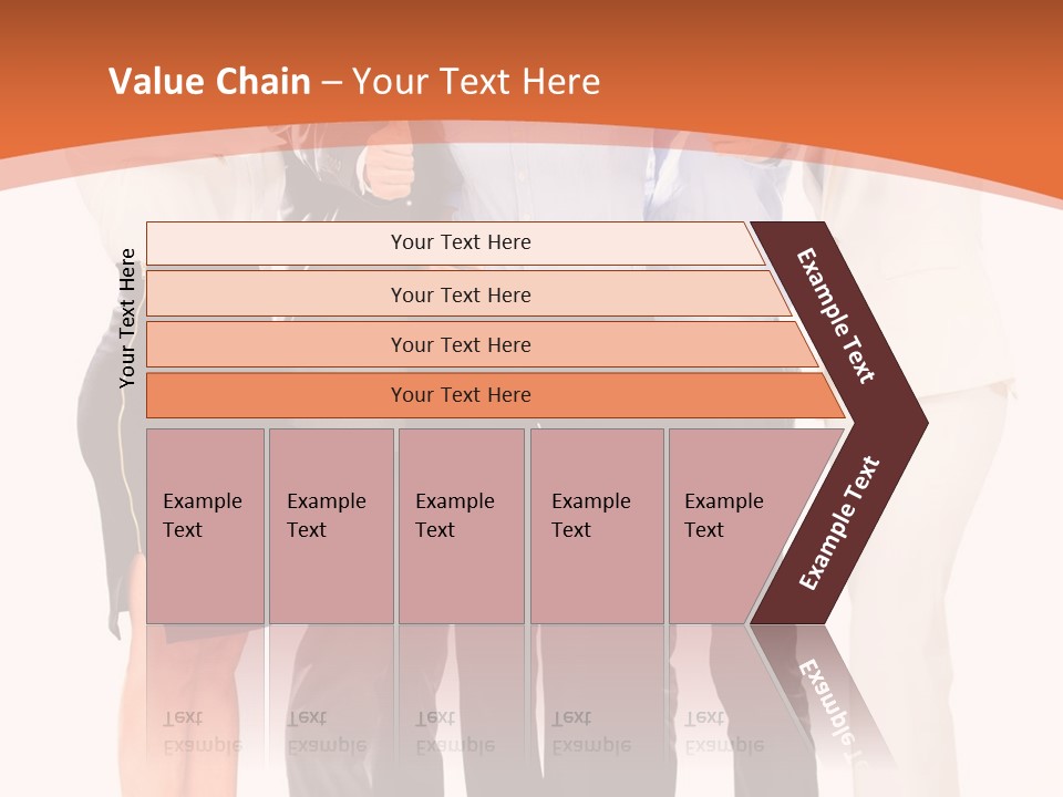 A Group Of Business People Giving Thumbs Up PowerPoint Template