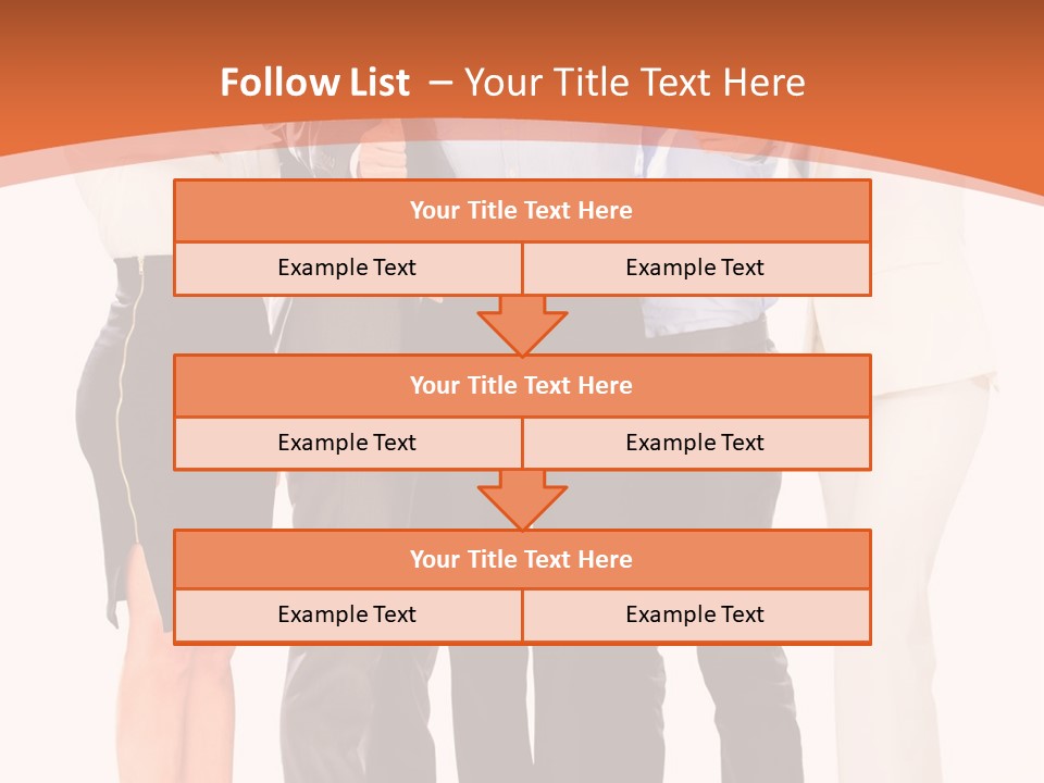 A Group Of Business People Giving Thumbs Up PowerPoint Template
