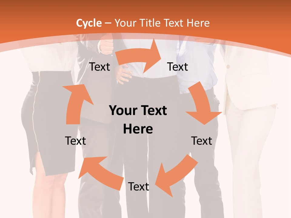 A Group Of Business People Giving Thumbs Up PowerPoint Template