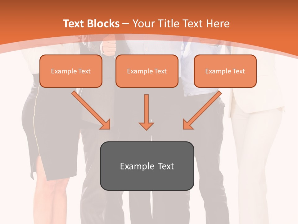 A Group Of Business People Giving Thumbs Up PowerPoint Template