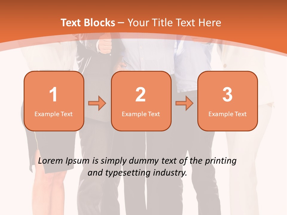 A Group Of Business People Giving Thumbs Up PowerPoint Template