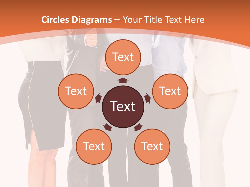 A Group Of Business People Giving Thumbs Up PowerPoint Template